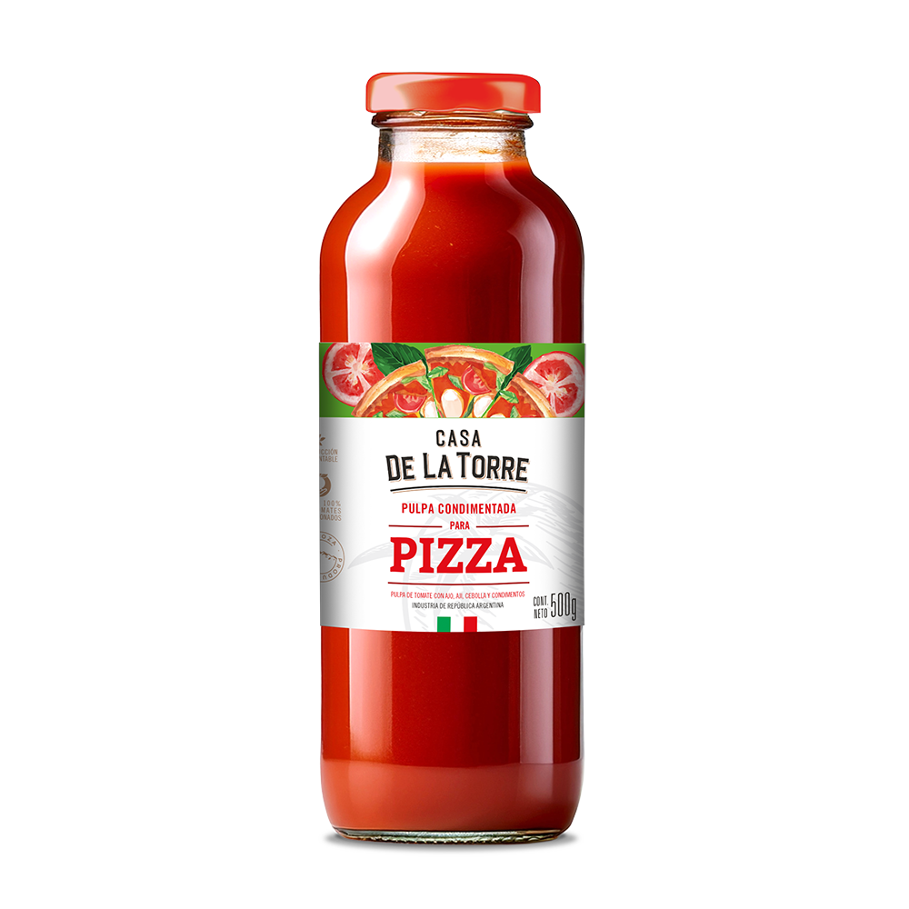 Pulpa condimentada para pizza 500g