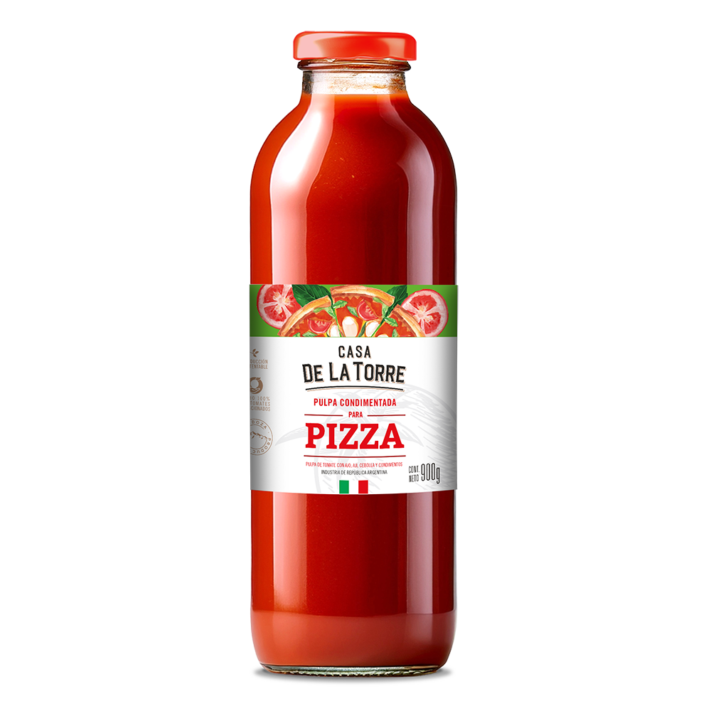 Salsa condimentada para pizza 900g