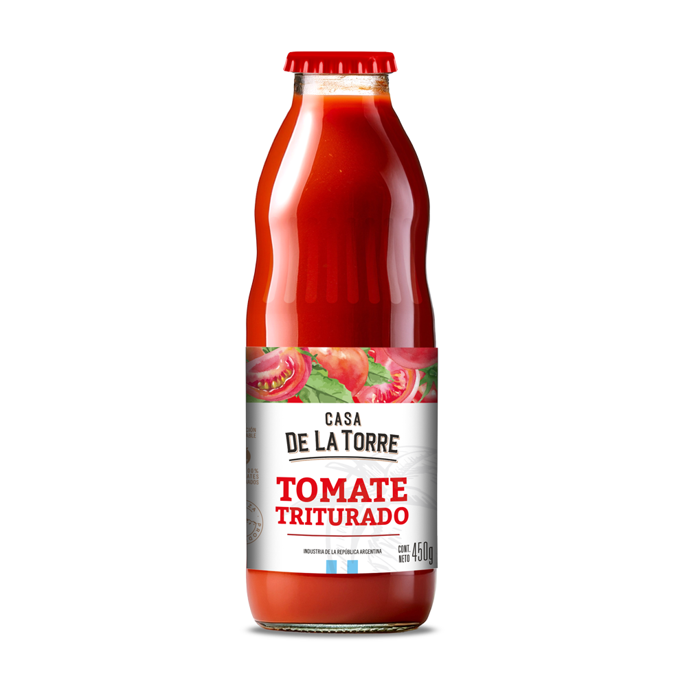 Tomate triturado 450 g.