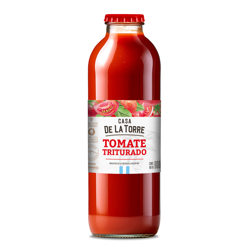 Tomate triturado 900 g.